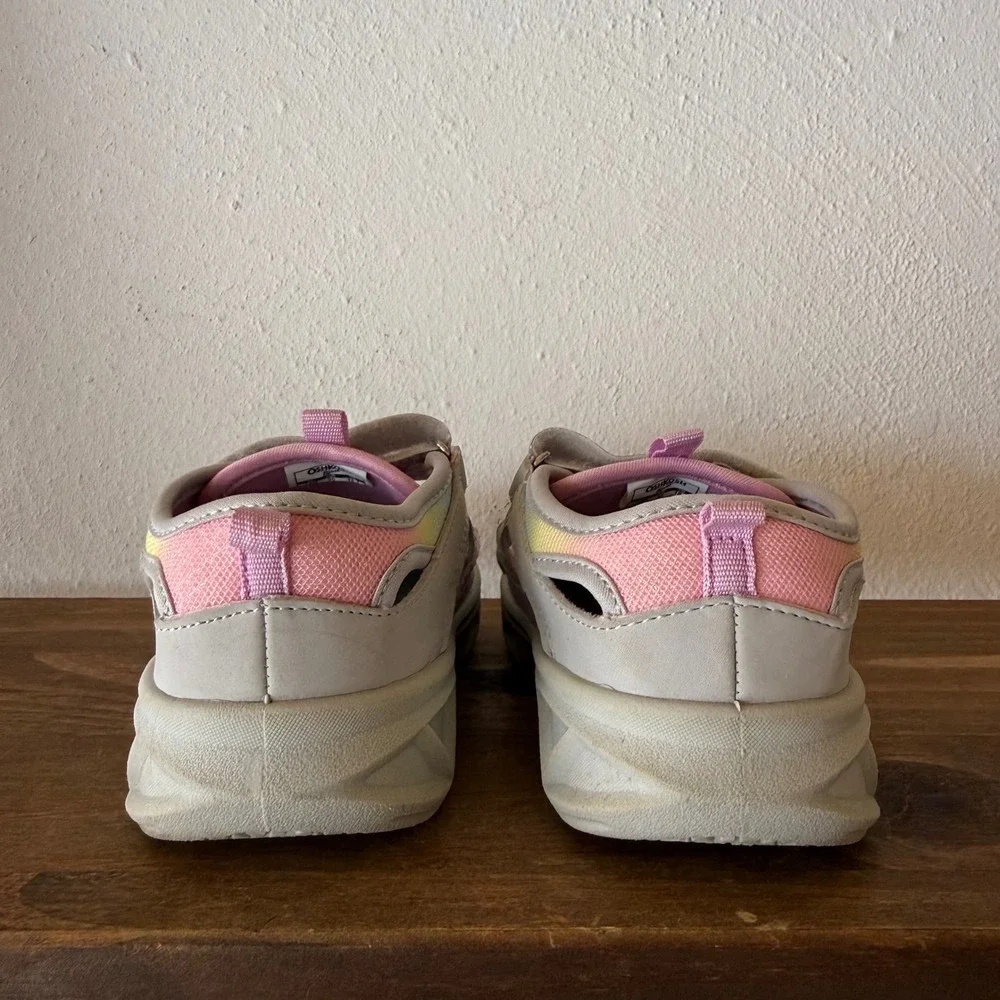 OshKosh B'gosh Rock-G Sneakers Girls Size 12M Pink Grey Play Sandals OS25R01H